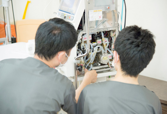 臨床工学技士が安全なME機器を提1
