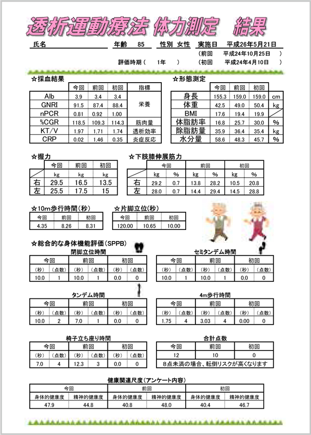 定期体力テスト