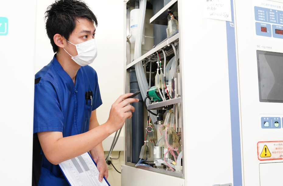 臨床工学技士による徹底管理1